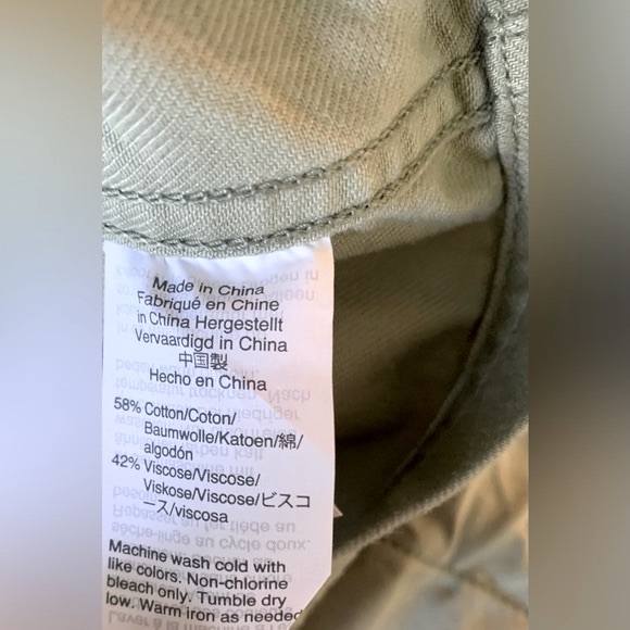 Excellent Condition Madewell "Southlake" Lightweight Peplum Jacket in Sage, Sz S - Picture 9 of 10